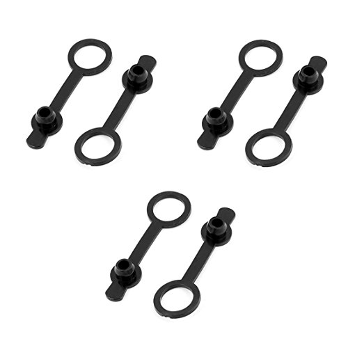 Aexit 3.5mm DC�I�[�f�B�I�W���b�N�\�P�b�g���S���h���h�o�J�o�[6�{(3.5mm DC Audio Jack Socket partie caoutchouc etanche a la poussiere couvercle 6pcs