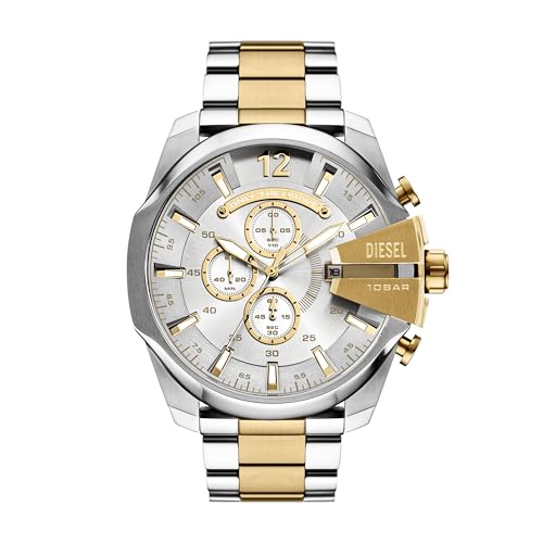 Diesel Men's Mega Chief Chronograph Two-Tone Stainless Steel Watch (Model: DZ4701)