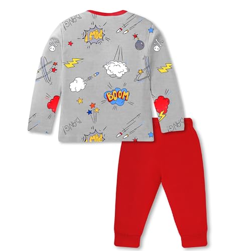 Image of TS LAVI TAVI Kids Printed Long Sleeve Pyjama Set with Top and Bottoms
