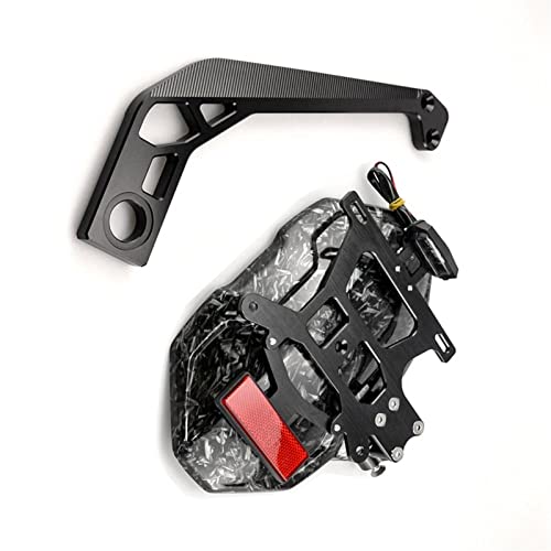 フェンダーカバー バイク リア マッドガード ホイール スプラッシュガード フェンダー ナンバープレート フレーム に適合するヤマハ MT-10 MT10 MT 10 2015-2018 2019 2020 2021 2022(Forged carbon