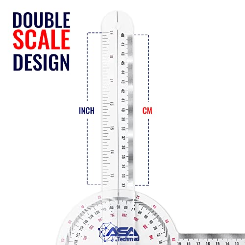 Set de Goniómetros ASA TECHMED 4 Piezas con Cinta Métrica miniatura 4