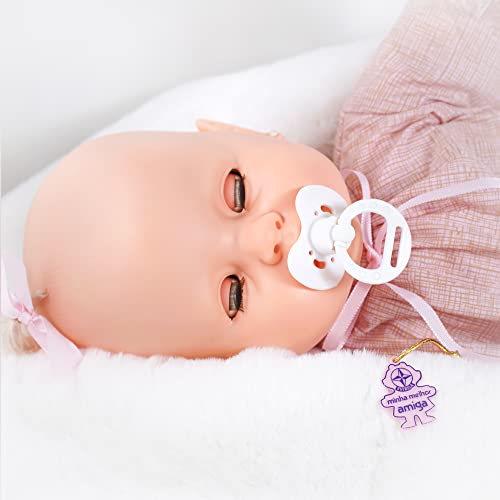 Boneca Meu Bebê Vestido Lilás 60 cm - Estrela