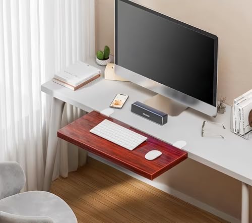 20/30 x 40/60/80/100/120 cm Ergonomic Desk Extension Tray Clipping Desk ...