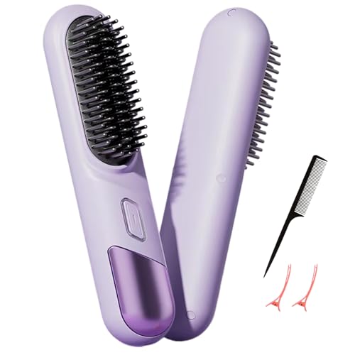 Cepillo alisador para cabello inalámbrico Kylara miniatura 1
