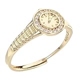 HOMOCONO Regolabile Alta Decorativo Precisione Quarzo e al Orologio Oro Vintage in Rame Colore da Donna per Party e Outfit Quotidiani