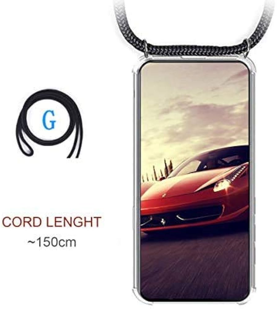 SNCLET Silicone Necklace Cover For Sony Xperia XA1, For Sony Xperia XA1