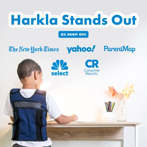 Harkla Weighted Vest for Kids - Neoprene Compression Vest - Ages 2 to 4 - Adjustable Kids Weighted Vest with 2lb Weight - Breathable and Washable Compression Vest - Small - Image 3