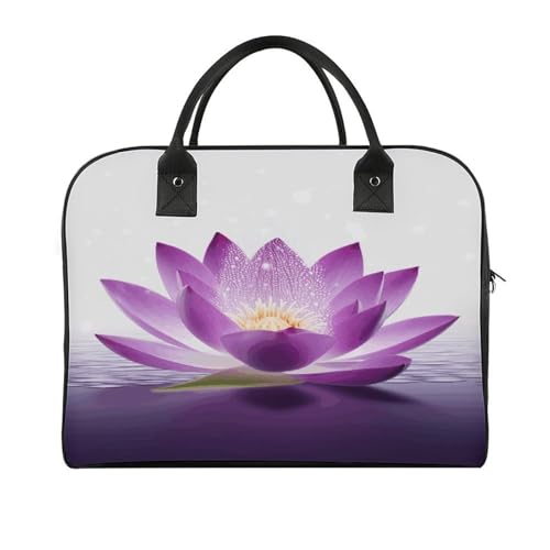 Maletín ligero morado para laptop unisex miniatura 1