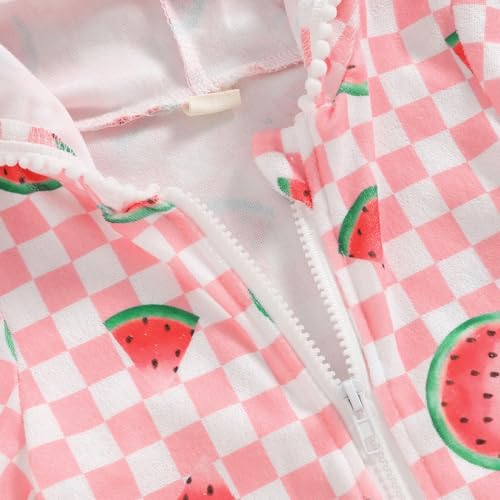Image of Nicoxijia Kids Toddler Little Girl Swim Cover Up Terry Zip-Up Hooded Beach Bathing Suit Swimsuit Wraps Zipper Coverup Dress