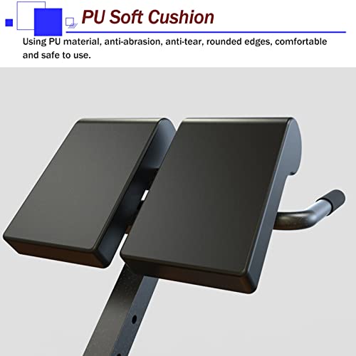Lzmzmq Foldable Roman Chair Hyperextension Bench, Adjustable Full Body Strength Training Workout Bench, For Home Clubs Small Space, Up To 330Kg/660 Lbs Weight Capacity #TOP5