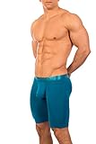 Obviously Spectra - Naked - Boxer Brief 9 Inch Leg (Small, Deep Turquoise)