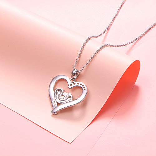 925 Sterling Silver Animal Jewelry Engraved I Love You Like No Otter Sea Otter Heart Pendant Necklace For Women Birthday Gifts (06_I Love You Like No Otter) #TOP2