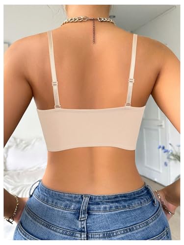 Image of SweatyRocks Women's Front Closure Bandeau Strapless Push Up Underwire Bras | Full Coverage Bandeau Bra, Backless Self Adhesive With Padding