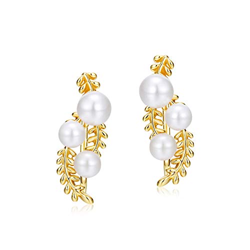 Boucles d'oreilles de Perle DESTAGES anti-allergie légères sans douleur oreille