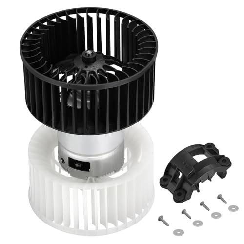 Image of BDFHYK AC Heater Blower Motor Fan 700165 Compatible with BMW 318ti 320i 323Ci 323i 323ti 325Ci 325i 325xi 328Ci 328i 330Ci 330i 330xi X3,HVAC Blower Motor Assembly Replacement for 75808 15-80172