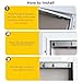 1Pcs PAC11-11039 Replacement Bracket for PetSafe Pet Door Replacement Flaps - Aluminium Alloy Doggie Door Flap Bracket - Easy Installation with Screws (Large)