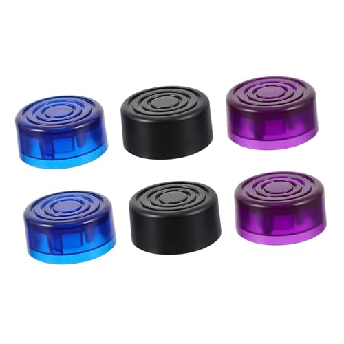 TIDTALEO 6 piezas Tapas Antideslizantes para Pedal de Guitarra Negras Azules y Moradas Protección...