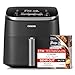 COSORI Heißluftfritteuse Airfryer, 9-in-1 Turboblaze Air Fryer XXL 6L, DC Motor mit 5 Geschwindigkeitsstufen, Air Fry, Backen, Braten, Tiefkühlen, Grillen, 87 Rezepte, 64% energiesparend, 2-5 Personen MI 4 günstig Kaufen-COSORI Heißluftfritteuse Airfryer, 9-in-1 Turboblaze Air Fryer XXL 6L, DC Motor mit 5 Geschwindigkeitsstufen, Air Fry, Backen, Braten, Tiefkühlen, Grillen, 87 Rezepte, 64% energiesparend, 2-5 Personen