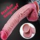 34cm realistischer extra dicker Riesendildo mit starkem Saugnapf,weicher Silikon großer langer Analdildo,XXXL dicker Penis,stimuliert G-Punkt Vagina,Sexspielzeug für Erwachsene für Frauen/Männer/Paare