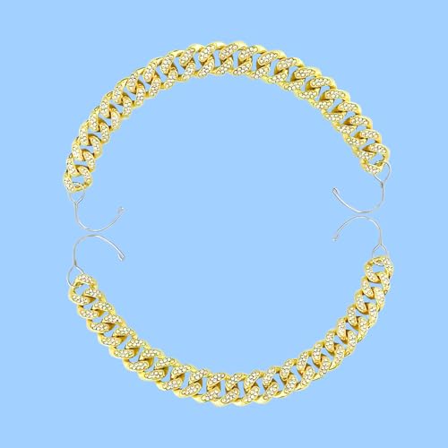 Image of Bling Shoe Chains For Adults Women Men Teens Girls Boys, Rhinestone Chain Shoe Charms For Clog Sandals,Shoe Decoration Accessories For Birthday Gifts Party Favors
