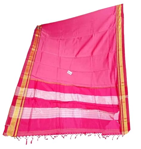 Generic pink ilkal silk saree – image 2
