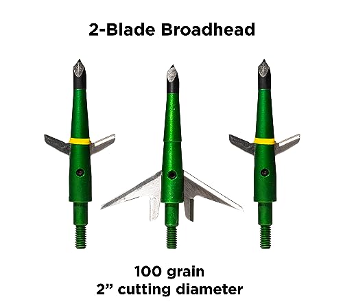 Swhacker SWH00207 #207 2 Inch Cut Broadheads Set Of 3-100 Grain thumb #1