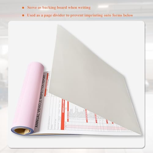 Libro de inspección de vehículos de 3 capas con tablero duro de apoyo 2