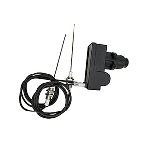 MeTer Star Grill Igniter Kit AA Battery Two Exits with Spark Plug Wire Length 1 Meters Long (Two Electrodes)