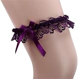 Podwiązki ślubne dla panny młodej, 3 pcs Lace Wedding Garter Multicolor One Size Fits XS-M(Color20)