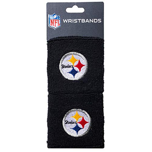 Image of Franklin Sports NFL Team Logo Wristbands - Pair of Youth Wristbands for Costumes and Uniforms