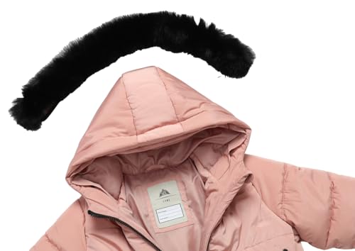 Image of Girl's Winter Long Coat Parka Warm Hooded Puffer Jackets
