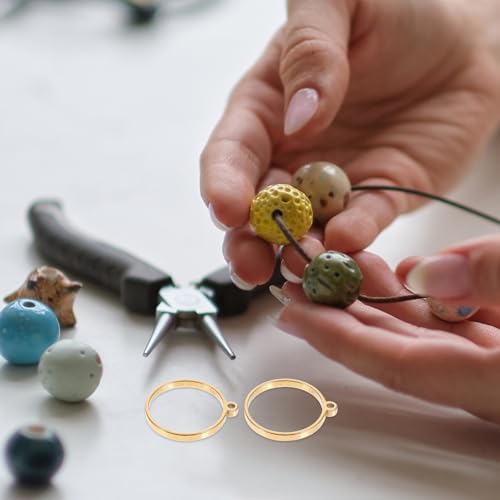 Pendentifs ronds pour moulage de résine sans risque de fuite