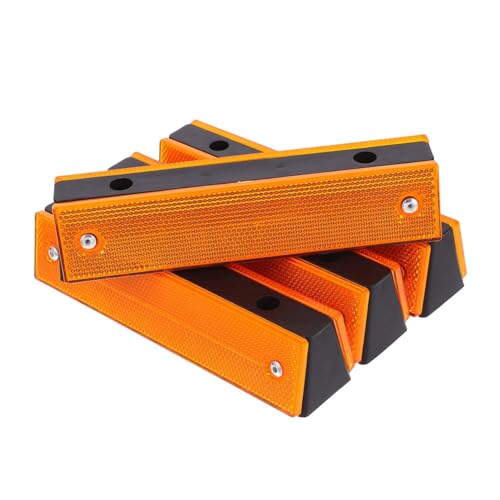 Alipis 4pcs marcadores reflectantes para vías miniatura 1
