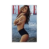 LINTEZHG Miranda Kerr Beauty Art Poster décoratif sur toile, pour salon, chambre à coucher, impression murale, moderne, décoration de salle familiale, 30 x 45 cm