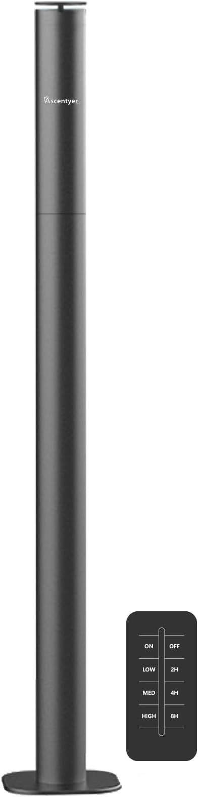 2024 New Smart Bluetooth Luxury Large Height Scent Diffuser for Wholse House,Scent Air Machine for Home,Super Quite,APP Control,Floor-Standing Hotel Collection Diffuser for Large Room-Black