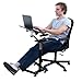 Produktbild Tatkraft Joy - Laptoptisch Höhenverstellbar, Verstellbar, mit Rollen, und Mausablage, Laptoptisch fürs Bett, Sofa, Stehpult, MDF-Holz, Stahl, Schwarz