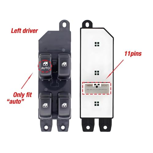 Bouton lève-vitre Hyundai Santa Fe 2001-2006 remplace commande usée - 2