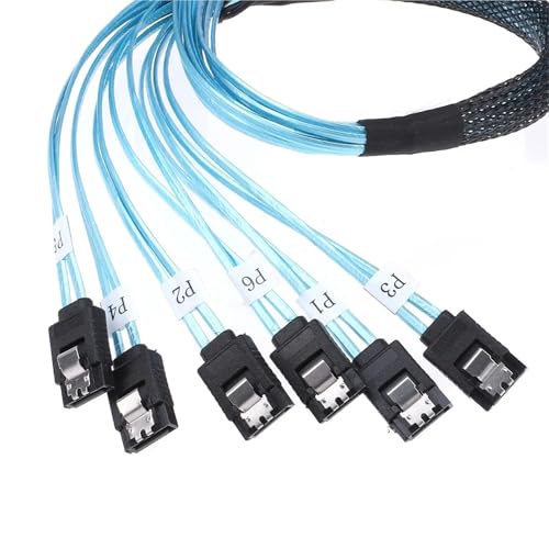 Cable SATA 1m 4 a 4 puertos 7 pin alto rendimiento miniatura 3