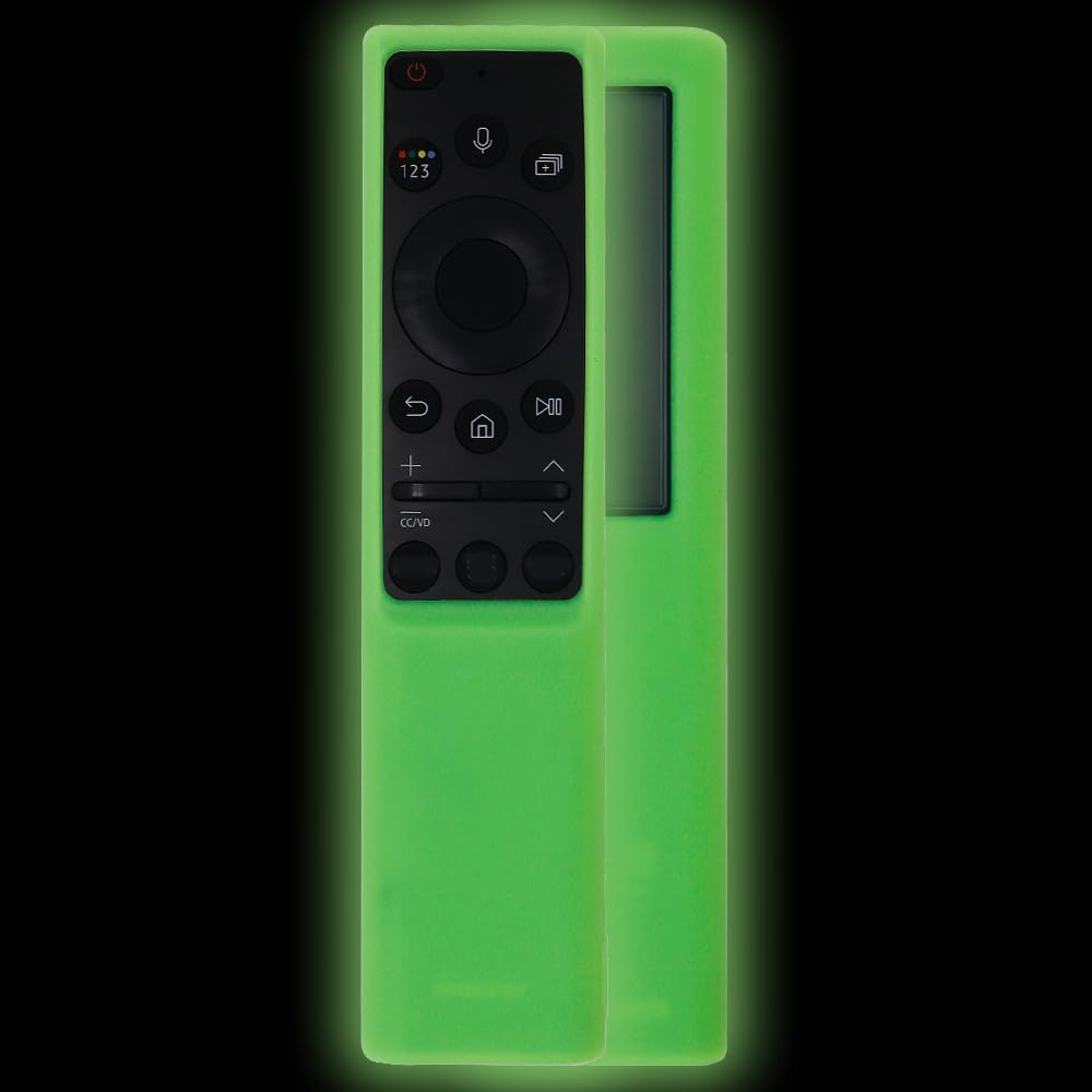 Funda protectora de silicona para control remoto solar BN59-01357a/01363L/01364A TV BN59-01357A, BN59-01357C/BN59-01357F TV (verde)