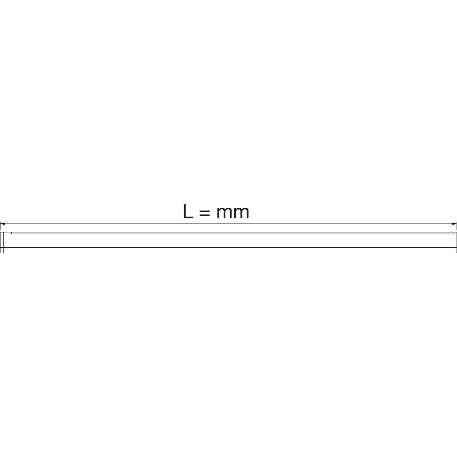 L&S Lugano Touch Unterbauleuchte LED 900mm neutralweiß 4000K dimmbar schwarz - Küchenlampe Aluminium mit Touch-Dimmschalter 24V