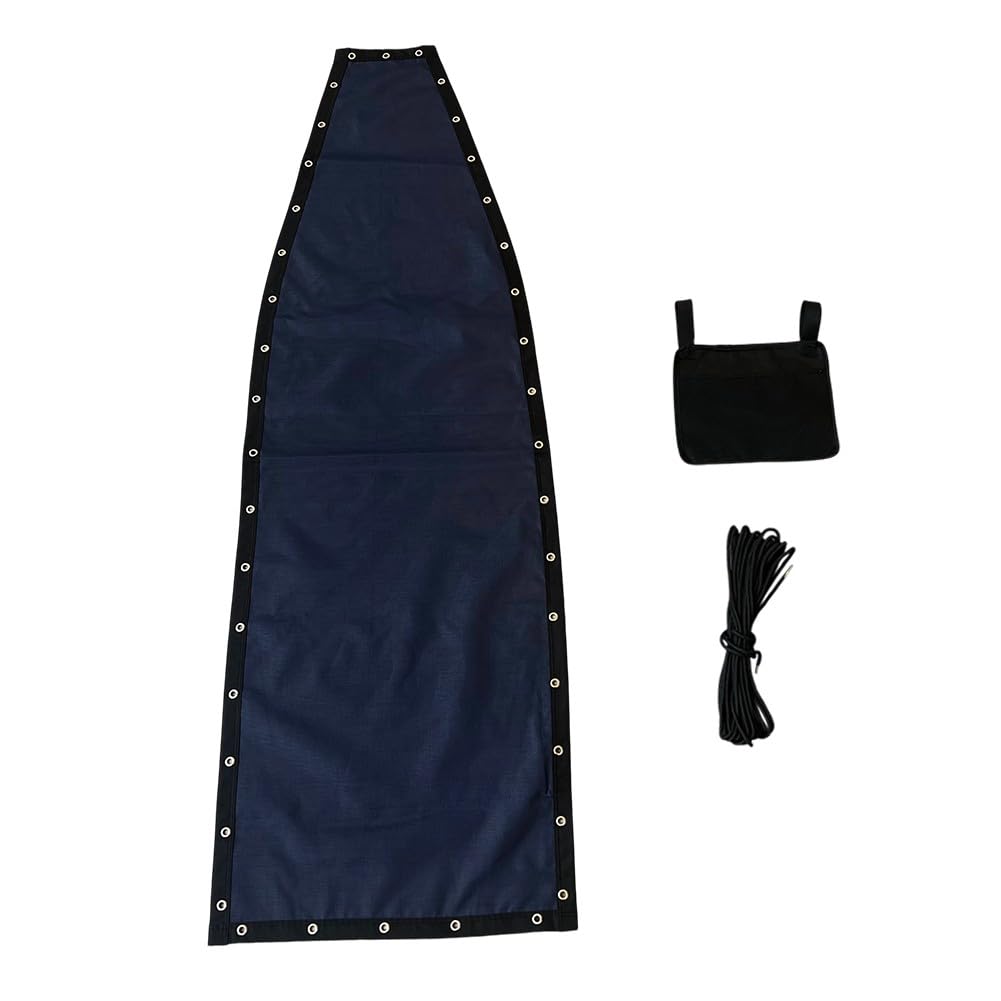 Housse en textilène bleu de rechange pour siège de balancelle suspendue, 64 x 197 x 23 cm, housse en tissu pour mobilier de jardin ou patio