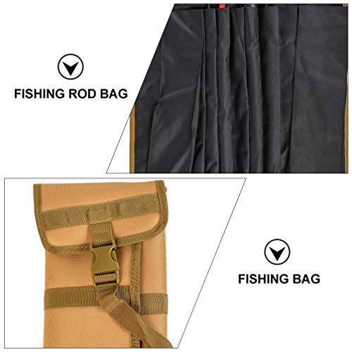 Bolsa de pesca portátil para uso ao ar livre da Besportble, bolsa de armazenamento para equipamentos
