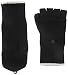Phenix Cashmere Women's Cashmere Knit Pop Top Mitten, Black/Grey, One Size