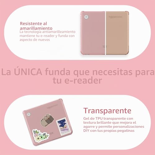 Miniatura 4 de Tudia Skn - Funda De Color Diseñada Para Kobo Libra 2024 , Funda De 7 Pulgadas, Esquina Reforzada, A Prueba De Golpes, Antiamarilleamiento, Ligera, Parte Trasera Transparente, Ajuste Cómodo