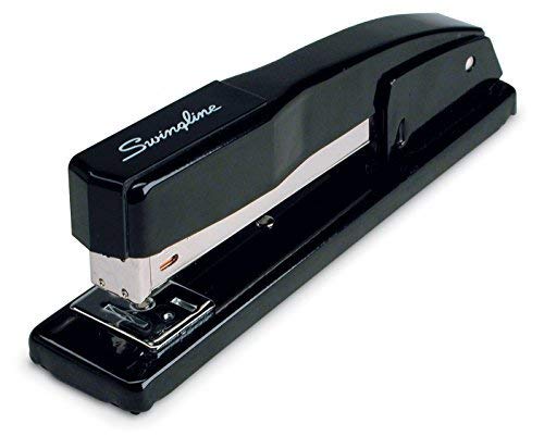 3 Sets of Swingline Black Commercial Desk Stapler, 20 Sheet Capacity, (44401)