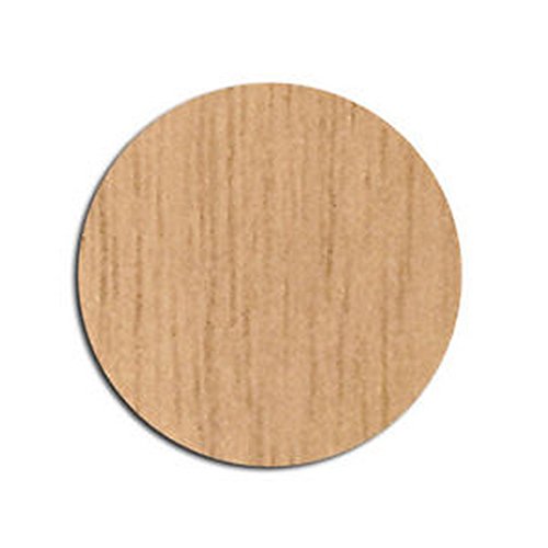 Lot de 52 cache-vis auto-adhésifs en chêne 14 mm Cover
