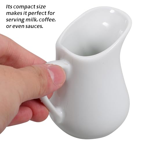 Jarras pequeñas de cerámica de 80ml, la solución elegante para servir salsas y café latte 5