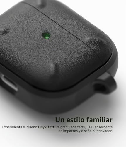 Funda AirPods 3 2021 Ringke Onyx anti-impactos negra antideslizante 6