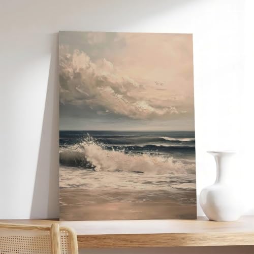 Decoration chambre cadeau ideal poster sur toile ocean tranquille - 7