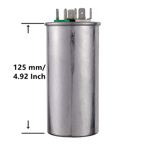 Bojack BJ-CAP11 70+5Uf 70/5Mfd ±6% 370V/440V Cbb65 Dual Run Circular Start Capacitor thumb #2